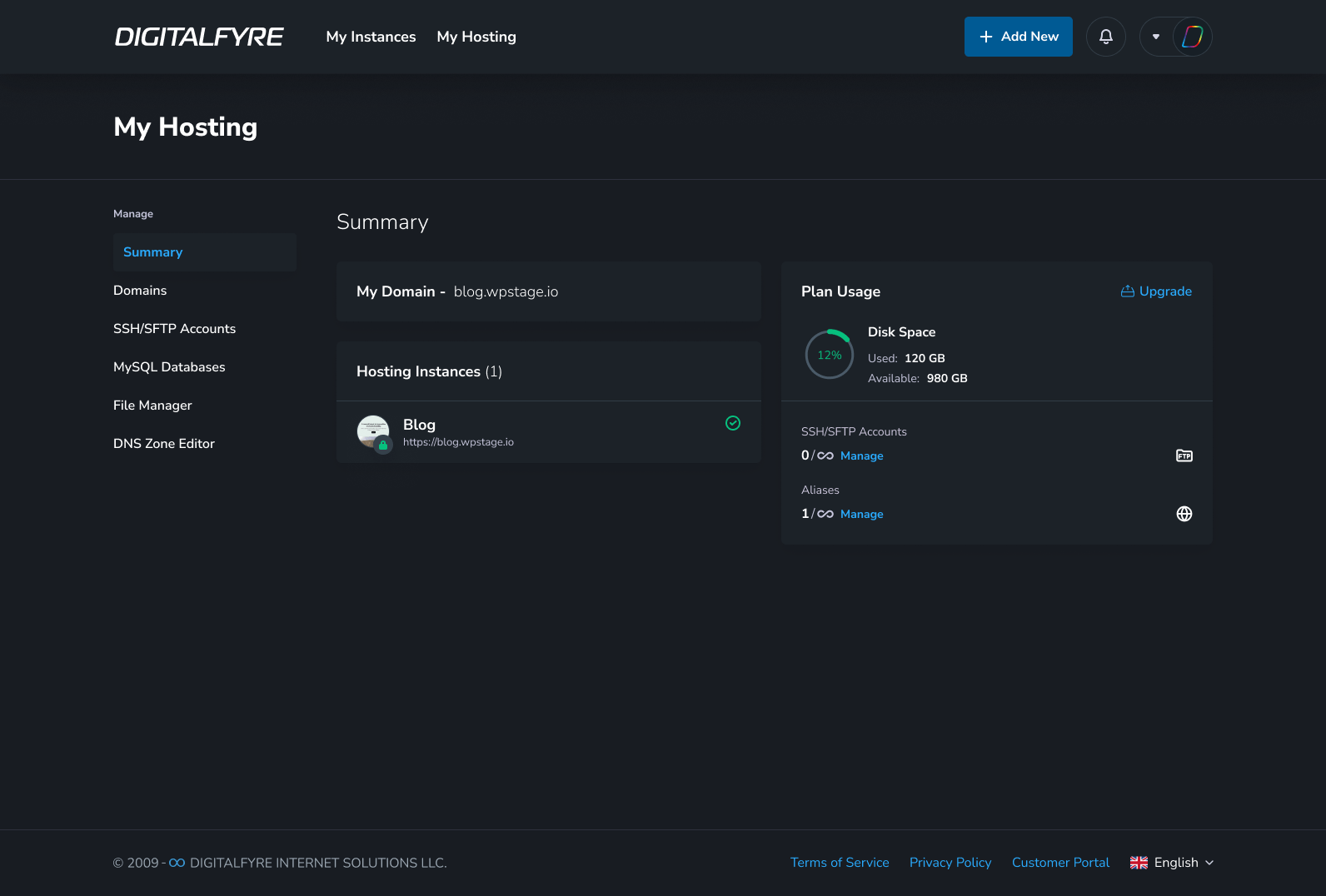 Hosting Configuratiom